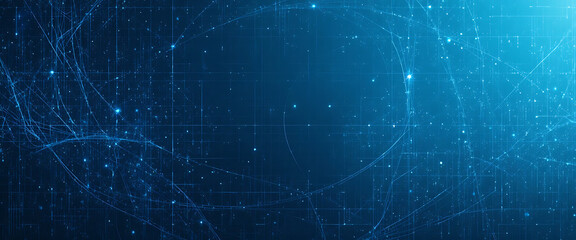 Fototapeta premium Abstract blue background with stars