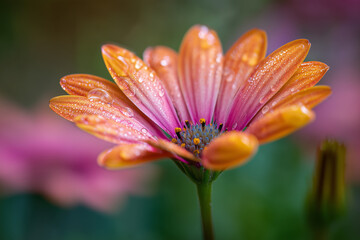 Fototapeta premium Dewy Flower Petals