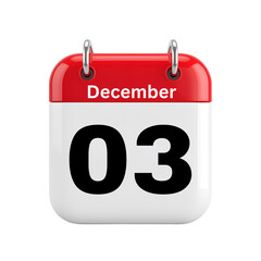 3 December Date - 3
