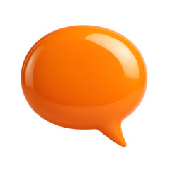 orange speech bubble icon