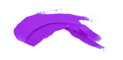 Purple clay texture on transparent background.