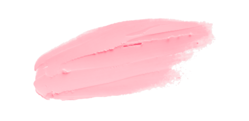 Pink clay texture on transparent background.