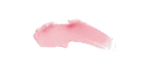 Pink clay texture on transparent background.