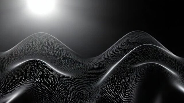 Digital wave particles forming technological network data