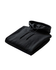 Naklejka premium Elegant black silk tie and pocket square set on black background