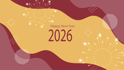 New year background design, corporate background