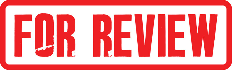 FOR REVIEW Red Stamp Transparent Image Seal Graphic