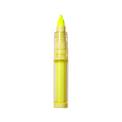 Professional Pristine Pastel Yellow Highlighter Pen for Creative Projects