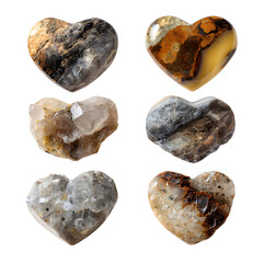 Professional Stone Heart Textures for Graphic Designers and Artists
