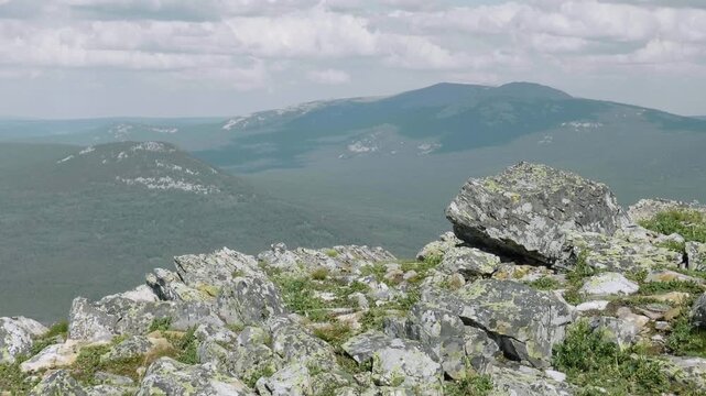 Southern Urals, Zyuratkul National Park: Bolshoy Uvan Mountain.