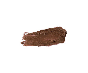 Rich brown shimmery makeup swatch, perfect for beauty product display.