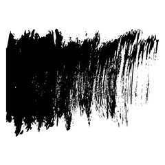 Hand drawn black ink brush strokes for grunge background design