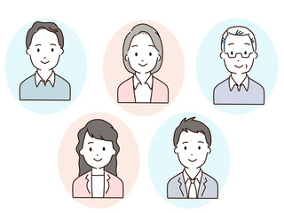 ビジネスパーソン上半身