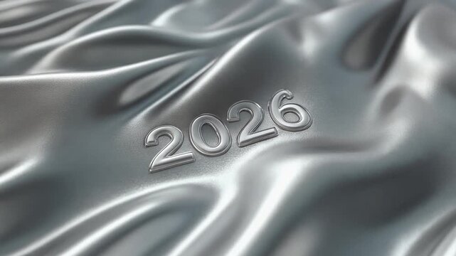 millenium liquit abstract motion background happy new year 2026