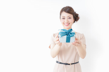 プレゼントと女性