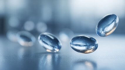 Assorted Medicine Pills on Background