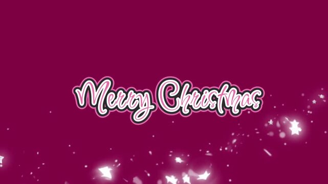 Holiday Greeting Card with Shimmering Jewels on Red Background