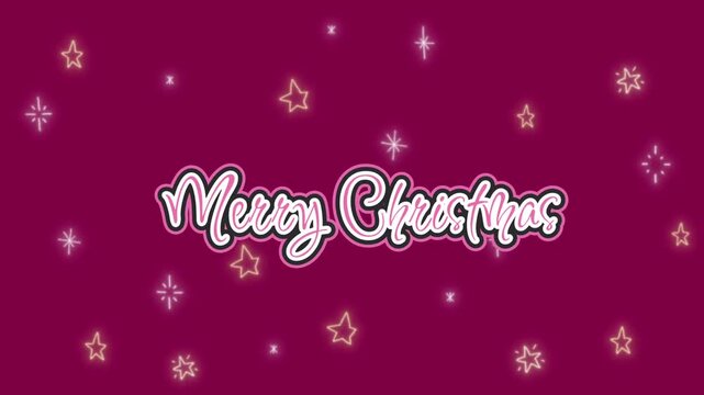 Holiday Greeting Card with Shimmering Jewels on Red Background