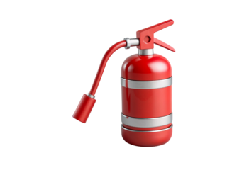Red Fire Extinguisher for Emergency Safety