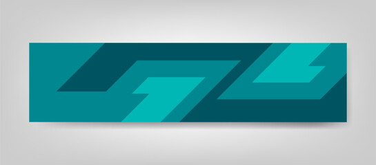 Modern Geometric LinkedIn Cover Background Template