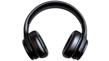 High quality wireless over ear headphones with comfortable design and immersive sound experience high resolution PNG isolated on transparent background perfect for cutout and digital design