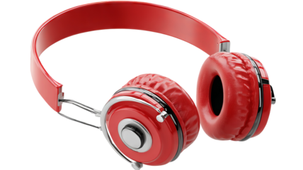 Noise reduction over ear headphones for students classroom learning headset student friendly study accessory high resolution PNG style with transparent background ideal for cutout designs