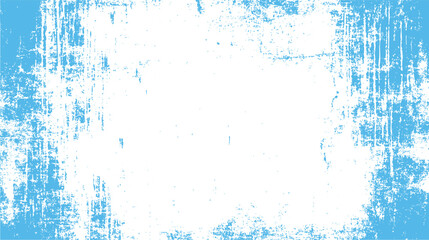 Abstract light blue and white distressed grunge texture background with vertical streaks and speckles