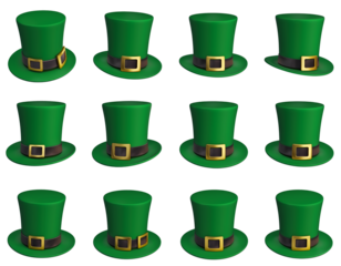 Green clover shamrock seamless pattern background vector illustration for St Patrick's Day celebration