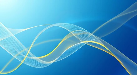 abstract blue wave background