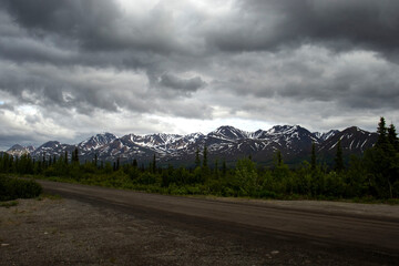 Mountains on the Denali Highway