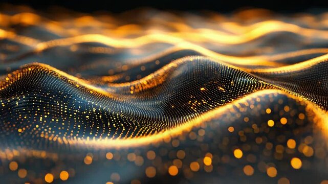 Digital wave pattern showing abstract technology background concept