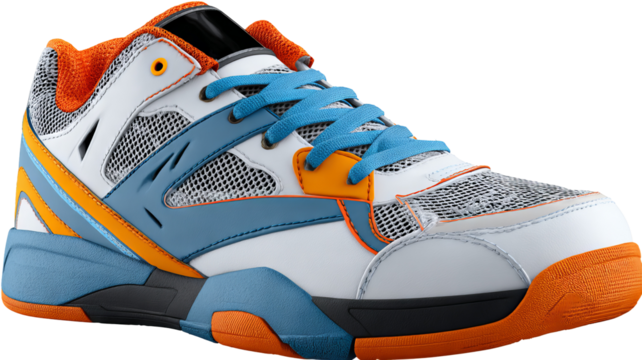 Beautiful sports shoes isolated on transparent background high resolution PNG style athletic footwear perfect for digital cutout ecommerce product mockups and fitness branding - Powered by Adobe