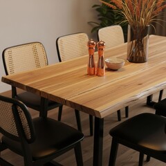 Rustic Live Edge Dining Table