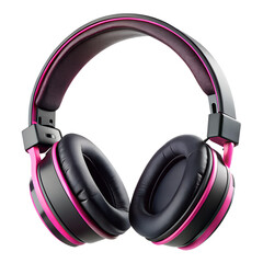 Modern Headphones Isolated on Transparent Background
