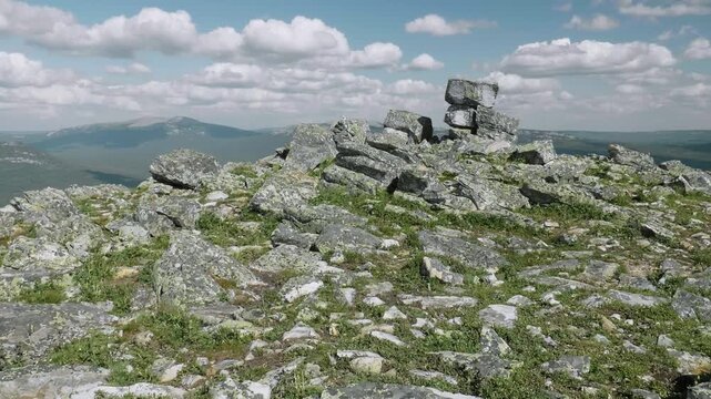 Southern Urals, Zyuratkul National Park: Bolshoy Uvan Mountain.