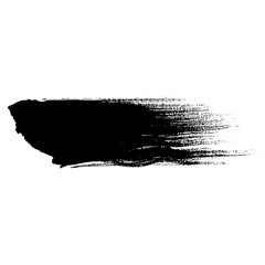 Fototapeta premium Hand drawn black ink brush strokes for grunge design backgrounds