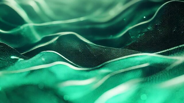 Digital data waves creating abstract technology background