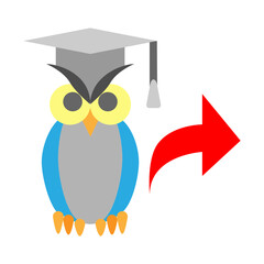 Wisdom Vector Flat Icon Design