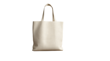 Beige textured tote bag with handles, a stylish and versatile accessory for shopping or carrying everyday essentials, perfect for marketing materials and product presentations.