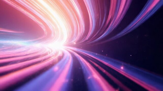 Digital light trails illustrating high speed data transfer