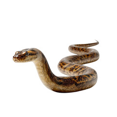 Obraz premium PNG of A close-up view of a striking snake with intricate patterns and colors, showcasing its unique beauty.