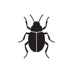 Beetle Insect Silhouette Icon