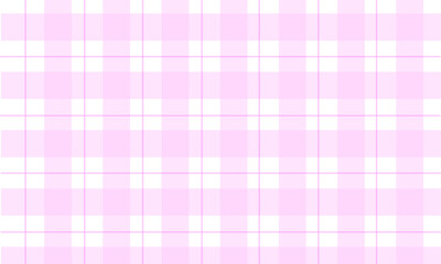 soft pink and white plaid seamless pattern, picnic tablecloth style background design