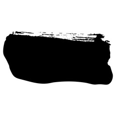 Hand drawn black ink brush strokes for grunge themed designs