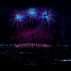 Beautiful fireworks at the 2025 Nagaoka Festival Fireworks Show