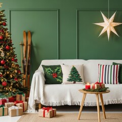Cozy Christmas Living Room Decor