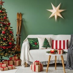 Cozy Christmas Living Room Decor