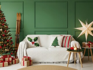 Cozy Christmas Living Room Decor