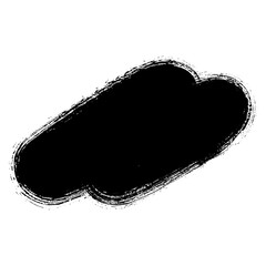 Black ink brush strokes for grunge themed designs and backgrounds