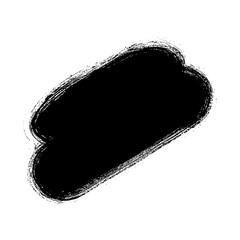 Hand drawn black ink brush strokes for grunge background design